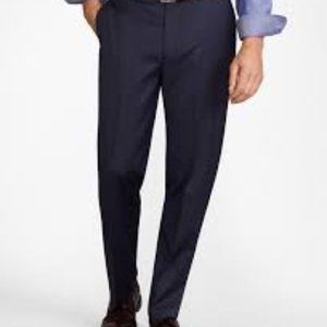 Navy Brooks Brothers Madison Dress Pants